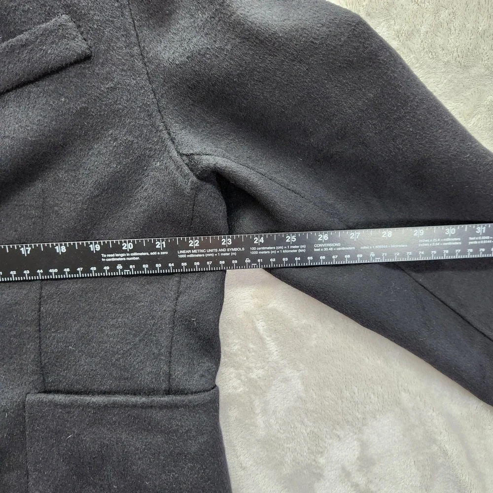 Blank NYC Blazer Mens L Black Wool Blend Lightweight Modern Jacket Preppy Casual